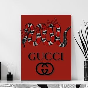 GUCCI SNAKE POSTER 11X 14 PRINT GREAT GIFT FOR GUCCI FANS